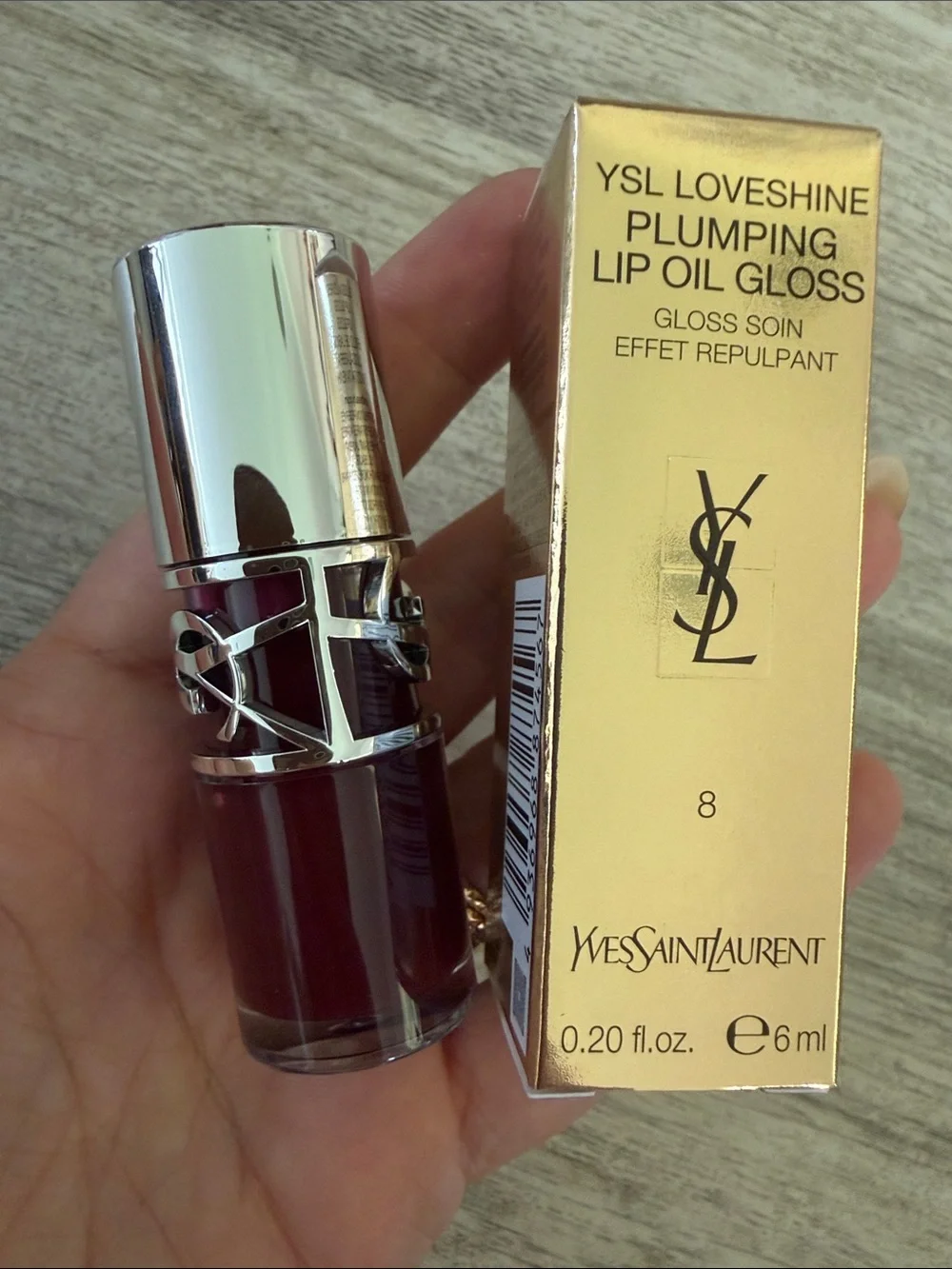 Yves Saint Laurent Loveshine Plumping Lip Oil Gloss - Deep purple